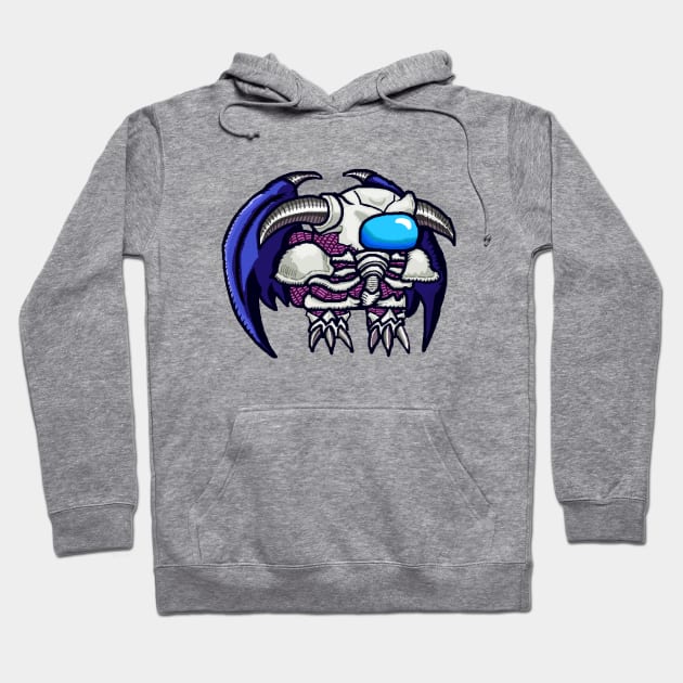 Suspicious Skull Monster Hoodie by Flex Unlimited